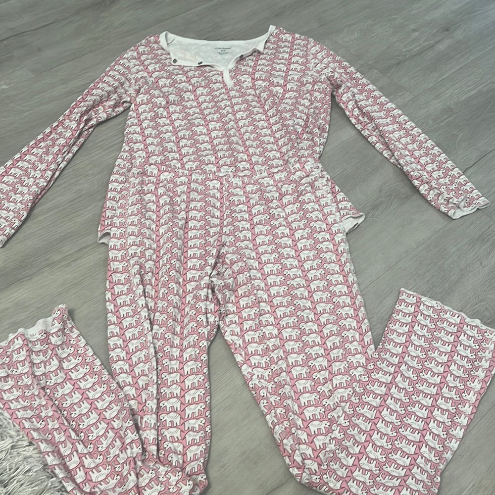 Pink elephant roller rabbit pjs